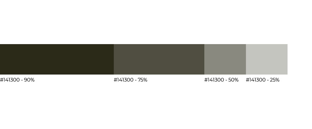 Shades of blacks used in Cherry Credits Revamp