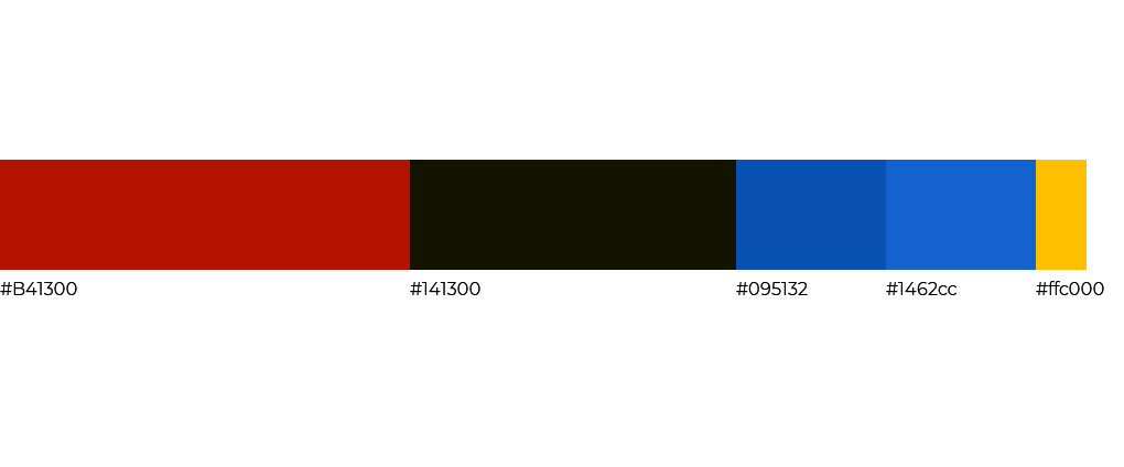 Colours used in Cherry Credits Revamp